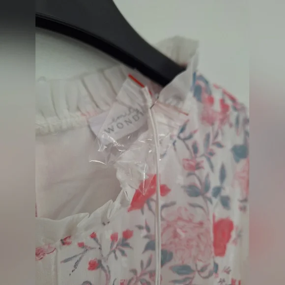 Floral Print Long Sleeve Dress Spring Easter Dress Size M - Picture 4 of 13